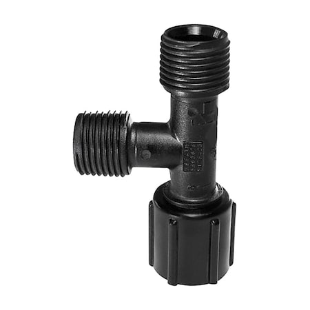 Flair-It Flair-It Ecopoly 1/2 in. MPT X 1/2 in. D BSP SWV Plastic Tee 32836